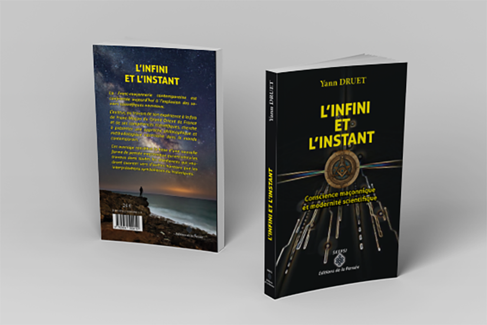 L’infini et l’instant couverture livre philosophie maçonnique.